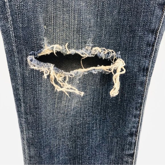 Agolde Sophie High Rise Distressed Skinny Jeans Size 27 - Picture 5 of 7